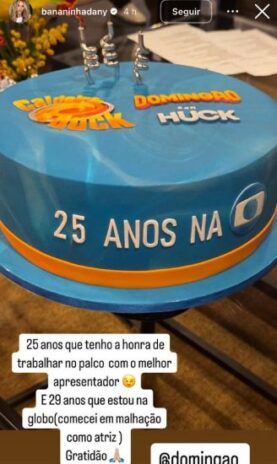 Post da Dany Bananinha (Reprodução: Instagram)