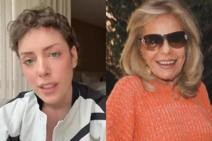 Fabiana Justus e sua avó (Montagem/Área VIP/Instagram)