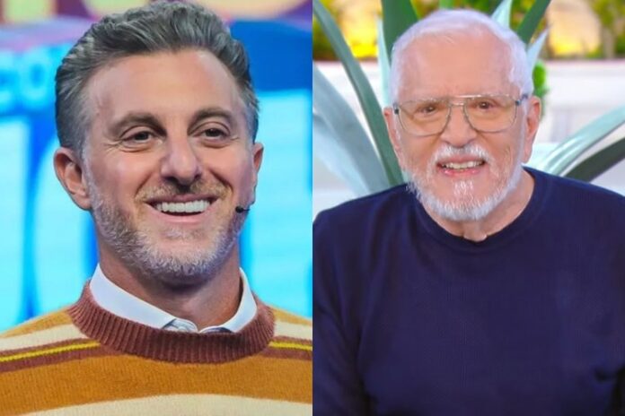 Luciano Huck e Carlos Alberto de Nóbrega - Foto: Globo/SBT