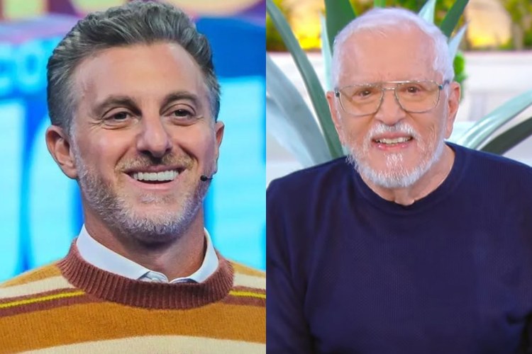 Luciano Huck e Carlos Alberto de Nóbrega - Foto: Globo/SBT