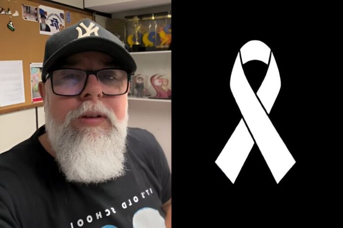 Márcio Esquilo lamentando a morte de um ex-colega de trabalho (Reprodução: Instagram)