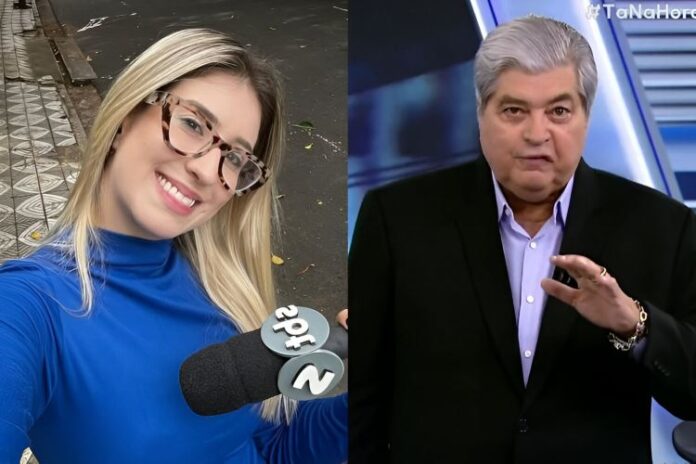 Nicole Bonentti e Datena (Reprodução: Instagram/SBT)