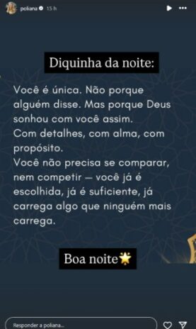 Post de Poliana Rocha (Reprodução: Instagram)