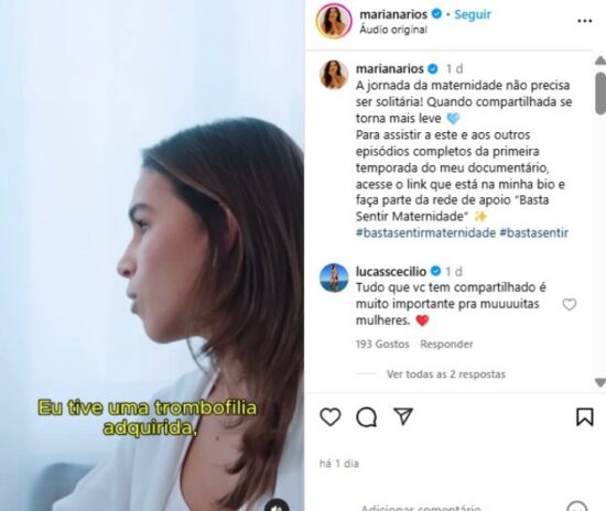 Post de Mariana Rios (Reprodução: Instagram)