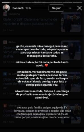 Post de Nicole Bonentti (Reprodução: Instagram)