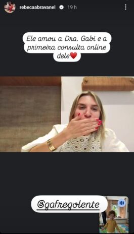 Rebeca e Benjamin (Reprodução: Instagram)