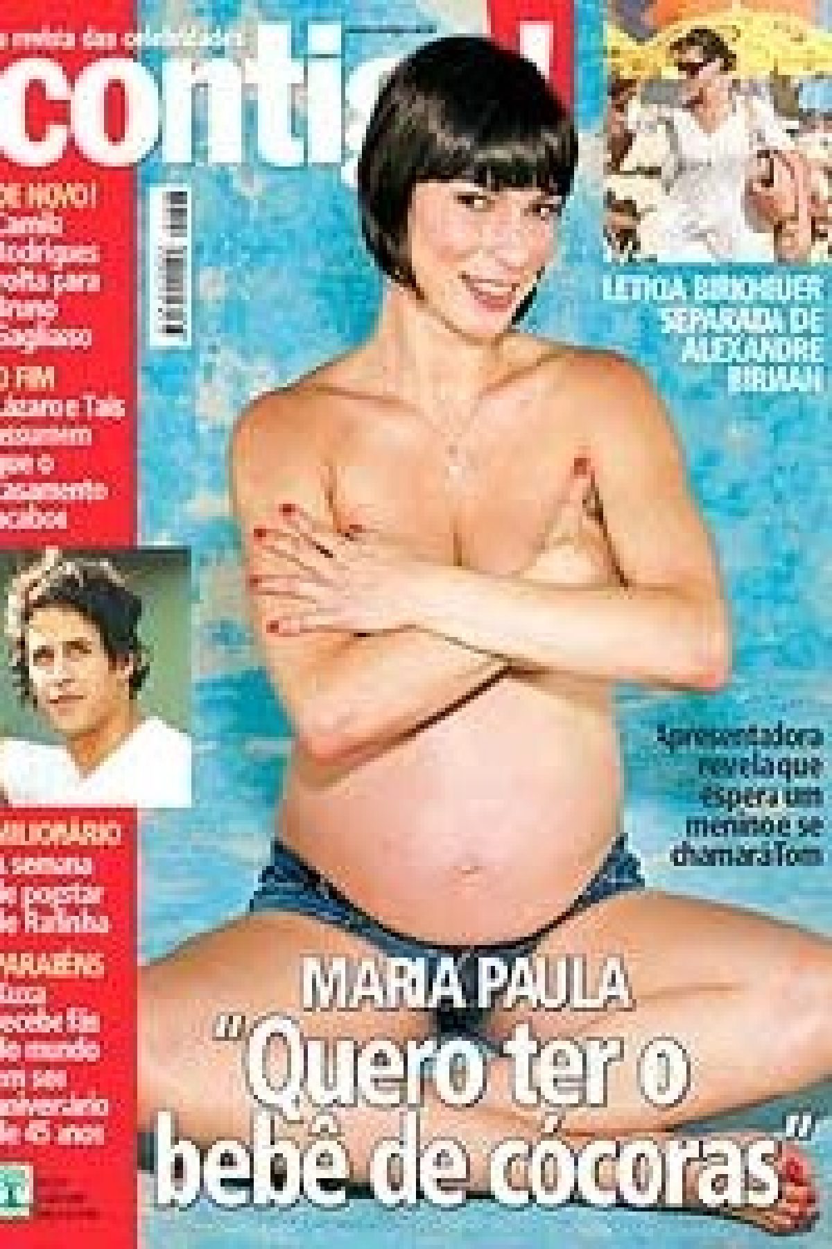 Maria Paula posa grávida para revista e revela como planeja ter seu filho -  Área VIP