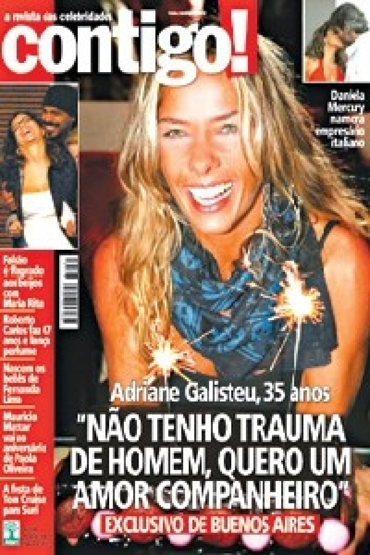 Adriane Galisteu faz revelações para revista - Área VIP