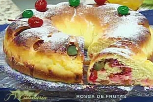 Receita de Rosca de Frutas 